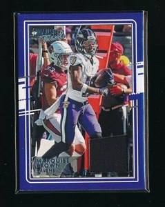 MARQUISE BROWN 2020 DONRUSS THREADS BLUE JERSEY *BALTIMORE RAVENS* - Picture 1 of 1