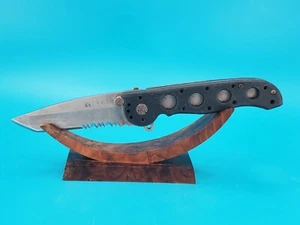 CRKT M16-12Z Black Handle Combo Edge Folding Pocket Knife! - Picture 1 of 12
