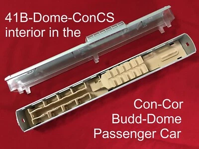 Passenger Car Interior KIT for the Con-Cor 85ft Budd-Dome Passenger Car - Image 1 of 4