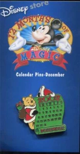 12 Meses de Mágico Calendario de Diciembre Winnie the Pooh Disney Pin 16387 - Imagen 1 de 1
