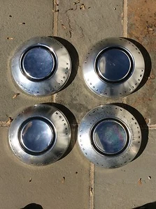 AMC American Motors 10.25" Dog Dish Poverty hubcaps  - Picture 1 of 2