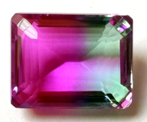 AAA+ Large Tourmaline 85.9 Ct. Emerald Cut Faceted Loose Gemstone Gift for Women - Picture 1 of 7