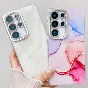 Für Samsung S25 Ultra S24 S23 S22FE A15 A35 A25 Marmor Farbverlauf Handy Hülle Cover - Bild 1 von 11
