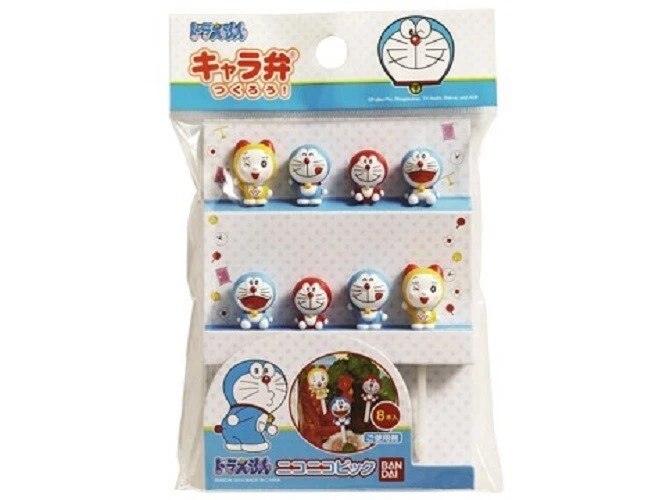 Selecciones de comida Doraemon Niko 8 piezas para lonchera Bento TORUNE Foto 1 de 2