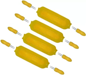 Juego para servir maíz en la mazorca Chef Craft de 12 piezas - 4 bandejas con 8 soportes para pinchos - Imagen 1 de 3
