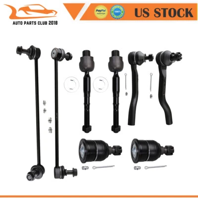 Front Tie Rod End Ball Joints Fits 2013-2017 Honda Accord Automatic Transmission Foto 1 de 4