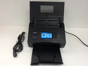 Brother ADS-2500W Document Scanner Wireless Network  ADF Touchscreen 8253 Scans - Picture 1 of 9
