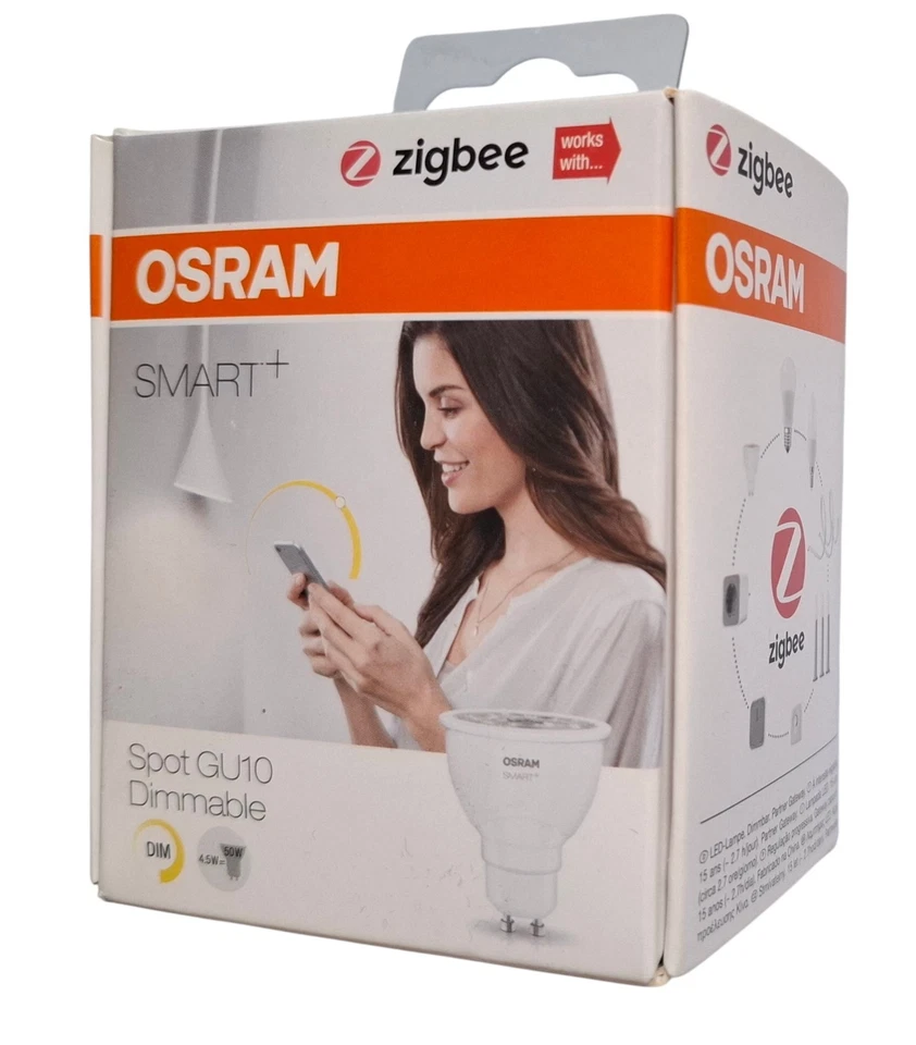 OSRAM SMART+ Spot GU10 4,5W 827 350lm 36° Dimmbar ZigBee  - Bild 1 von 1