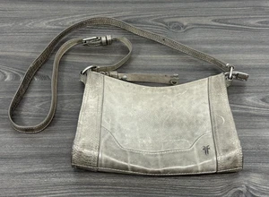 FRYE Melissa Distressed Leder Crossbody, Schulter, Satteltasche in Grau - Bild 1 von 24