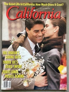 CALIFORNIA Magazine VTG Issue - September 1987 w/ Fall Fashion • Trader Joe’s - Picture 1 of 12