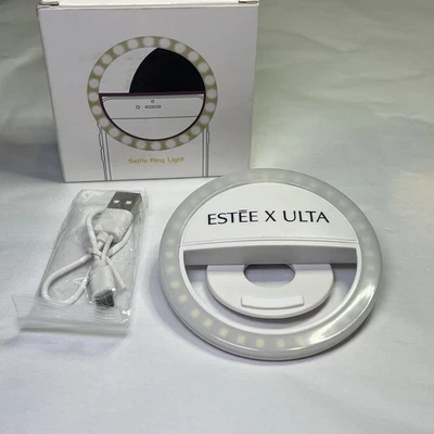 Selfie Ring Light Estee Lauder Ulta Promotional 3 Levels Rechargeable Clip On - Image 1 of 4