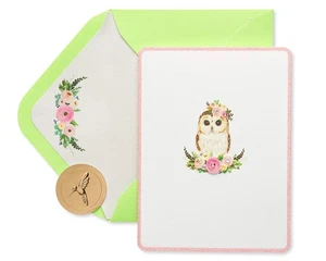 Papyrus Blank Card (Owl) Office Product - Picture 1 of 7