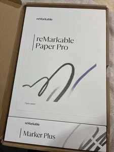 reMarkable Paper Pro 11,8" Tablet Bundle mit Marker plus Stift & Radierer - Bild 1 von 8