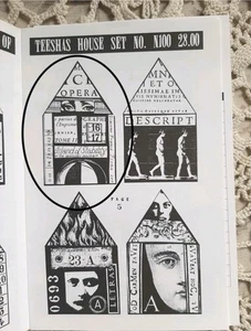 Zettiologie Teesha Moore Das Nachbarschaftshaus COLLAGE BUCHSTABEN Gummistempel AUGEN - Bild 1 von 3