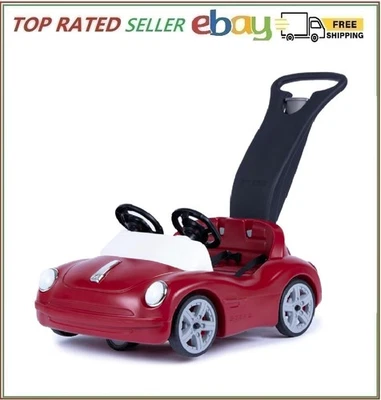 Step2 Side-by-Side Push Around Roadster Niños Empuje Coche 2 Asientos Paseo en Asiento de Coche Foto 1 de 4