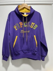 Sudadera Pullover Polar Vintage Gitano Pep Spirit Años 80 Púrpura Preppy - Imagen 1 de 7
