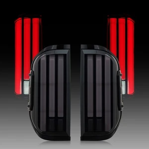 Black/Smoke Tail Lights Fits 2014-2021 Toyota Tundra LED Sequential Signal Lamps - Bild 1 von 11
