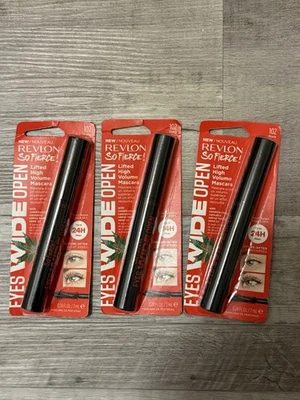 Тушь для ресниц Revlon объемная и высокая устойчивость к хлопьям, 102 черная 3 шт. - Изображение 1 из 3