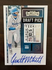 2020 Contenders Draft Pick Ticket Auto #DPT-GM Garrett Mitchell Brewers