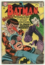 Batman #186 Silver Age Collectible Comic Book DC Comics (1967) Joker!