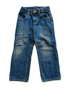 Gymboree Boys Jeans Adjustable Waist Denim Medium Wash Size 5 - Picture 1 of 8