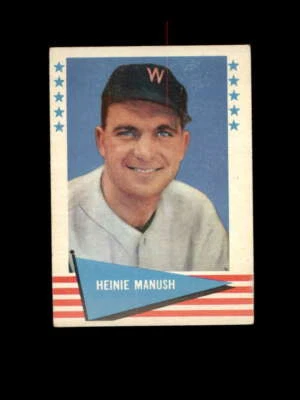 Fleer Baseball #057 1961 Heinie Manush Starx 4 en muy buen estado/excelente (LS809043) Foto 1 de 2