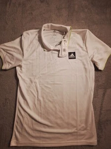 Adidas Paris Heat.RDY Tennis Freelift Poloshirt weiß HC7698 Herren Größe L - Bild 1 von 7