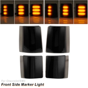 Luz marcadora frontal de humo 4 piezas para camioneta GMC C/K 2500 1994-2000 LED dinámica - Imagen 1 de 13
