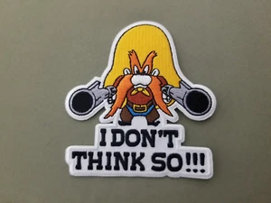 Yosemite Sam I Don't Think So gestickter Bügelbild Aufnäher. - Bild 1 von 1