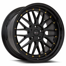 Vors VR8 18x9 5x108 35 Gloss Black Wheels(4) 73.1 18" inch Rims