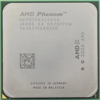 ESP AMD Phenom X4 9850 HD985ZXAJ4BGH (4 Núcleos, 2.5 GHz) AM2+, Black Edition - Imagen 1 de 2
