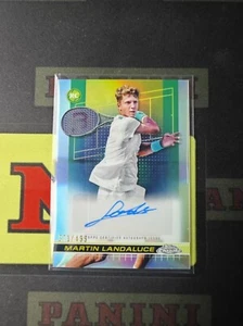 2024 Topps Chrome Tennis Chrome Refractor Auto Rookie Martin Landaluce /499 - Picture 1 of 2