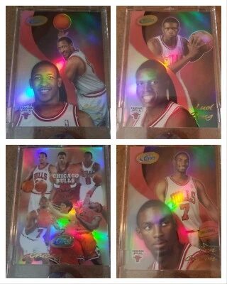 Lot 4 2004 eTopps Encased LE Chicago Bulls Team Ben Gordon Luol Deng Duhon NBA - Image 1 of 4