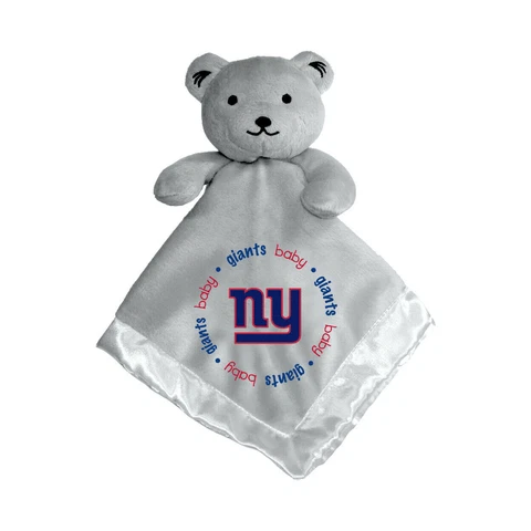 New York Giants Gray Baby Security Bear Blanket, NFL Licensed Cover