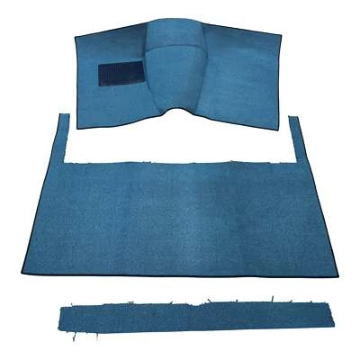 Kit de alfombra Studebaker Champion 1950-52 2 puertas negro gris tostado felpa Cutpile Foto 1 de 4