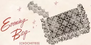 Vintage Evening Bag Purse CROCHET PATTERN ONLY - Picture 1 of 1