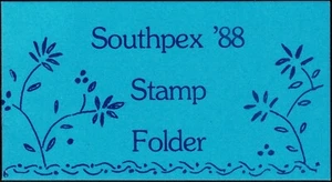 Folleto de exhibición de estampillas Southpex 1988 - Tira de flores silvestres alpinas 80c. - Imagen 1 de 3