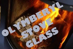 OLYMBERYL REPLACEMENT STOVE GLASS VICTORIA, AIDEN, MAXIMUS - MADE TO MEASURE - Picture 1 of 5