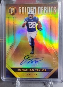 2020 Panini Gold Standard Rookie Debuts Jonathan Taylor Autograph /75 Signatures