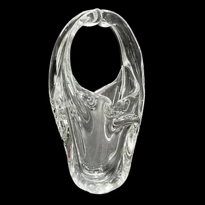 Vintage 1960s Roberto Moretti for Pilgrim Glass - Clear Art Glass Sculpture - Picture 1 of 16