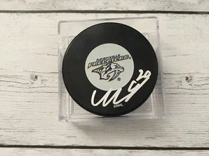 Miikka Salomaki Signed Autographed Nashville Predators Hockey Puck b - Picture 1 of 1