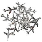 100pcs 22.5x15mm Antique Silver Plated Plane Airplane Charms Pendant  Anklets