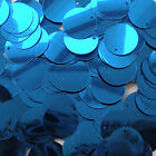 Sequins Royal Blue 20mm Paillettes Flat 200 pieces (Seconds) Loose