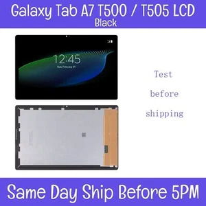 Numériseur écran LCD noir Samsung Galaxy Tab A7 2020 T500/T505 - Photo 1 sur 5