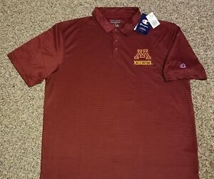 Minnesota Golden Gophers adult Large stitched NCAA polo shirt! New, no tags!