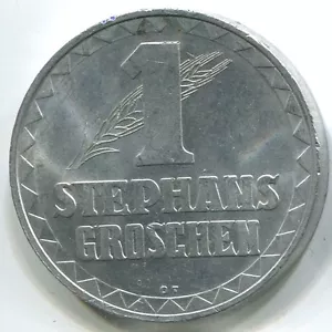 A035i Austria 1950 Stephans Groschen, Stephans Dom In Wien, token coin 27mm - Picture 1 of 5