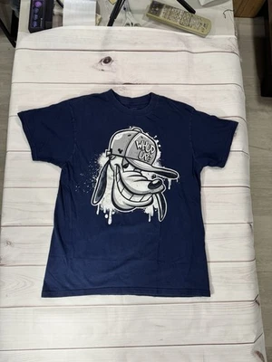 Camiseta Goofy Whud Up Niños Talla M Disneyland Walt Disney World Doble Puntada Sombrero Foto 1 de 4