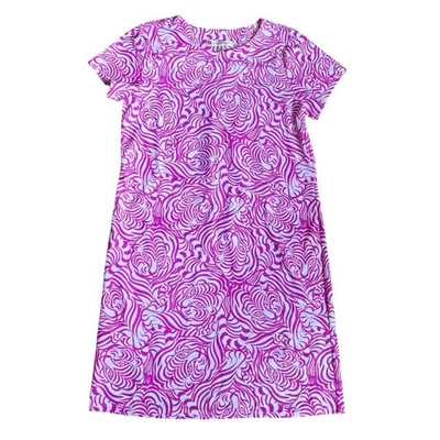 Женское платье Jude Connally размер XS розовое Ella с коротким рукавом со львиным принтом эластичное - Изображение 1 из 4