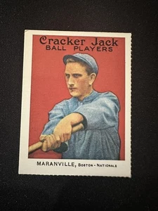 1977 Dover Reprint 1914 Cracker Jack #136 Rabbit Maranville Boston - Picture 1 of 2