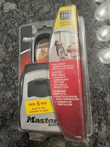 Master Lock Masterlock Door Mount Combination Dial Dials Key Lock Box Sealed New - Picture 1 of 2